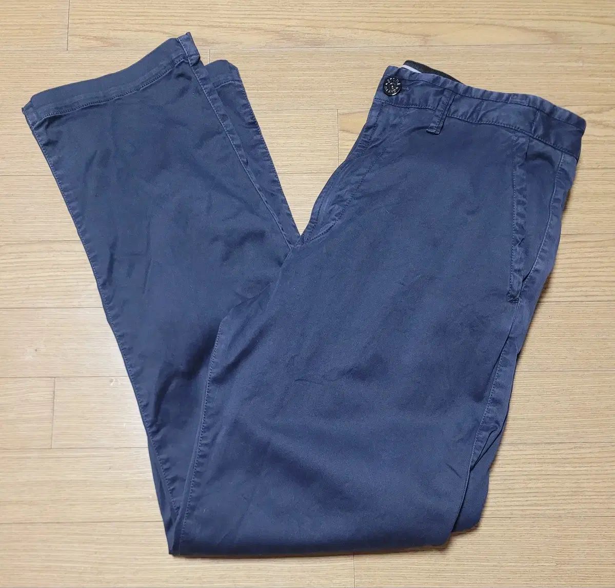 STONE ISLAND ストーンアイランド メンズ ネイビー コットンパンツ 31