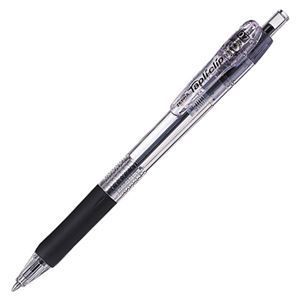 (まとめ) ゼブラ 油性ボールペン タプリクリップ 0.7mm 黒 BN5-BK