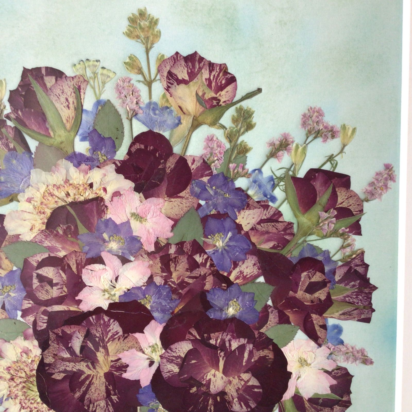 押し花アート額 ふしぎな花倶楽部 49フローラルシルバー額