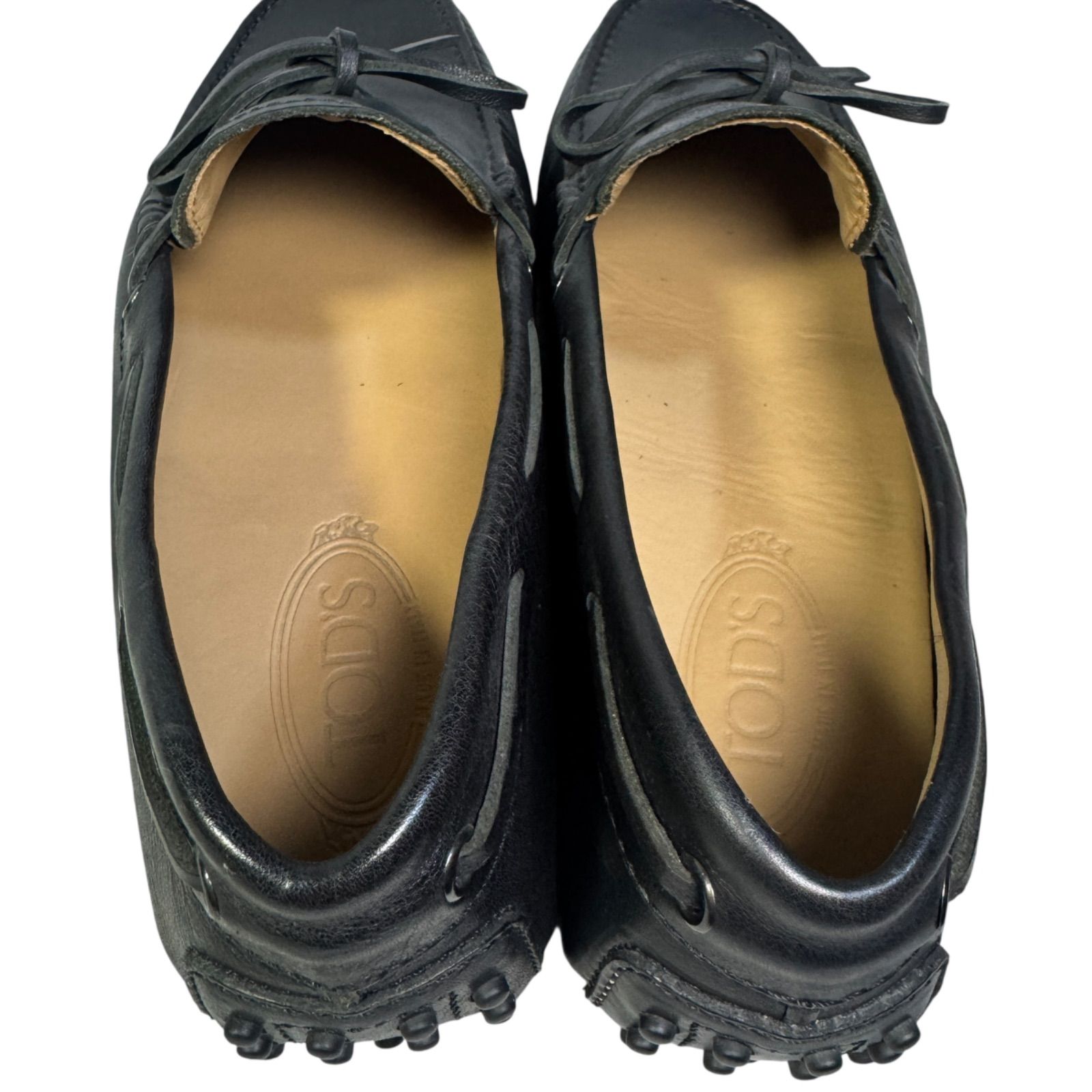 C393 TOD'S トッズ レザー ドライビング シューズ ローファー 革靴