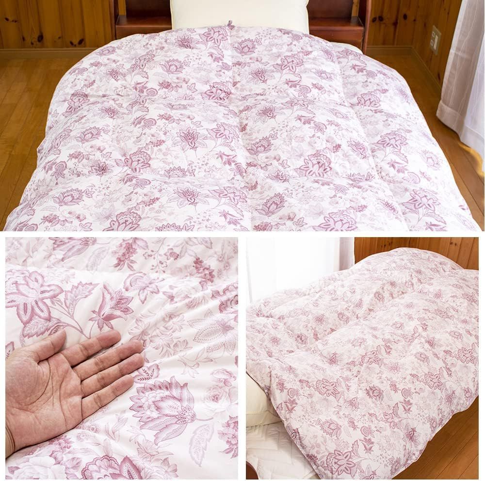 新品ふとん サイクルダウン増量1.3kgシングル抗菌仕立て 新品ふとん