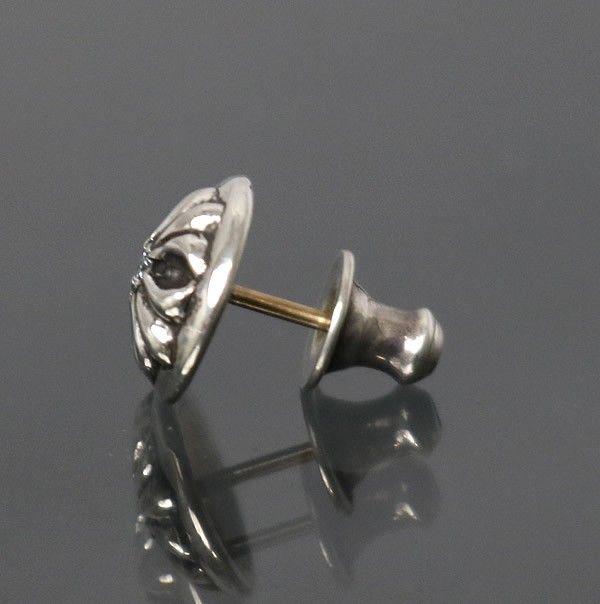CHROME HEARTS 銀座店 クロムハーツ クロスボール スタッド ダイヤ ピアス シルバー SV925 100675
