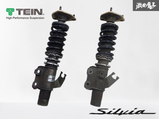 TEIN テイン S13 シルビア RPS13 180SX TYPE HE フルタップ 車高調 フロント 左右 全長式 ピロアッパー A31 C33 即納