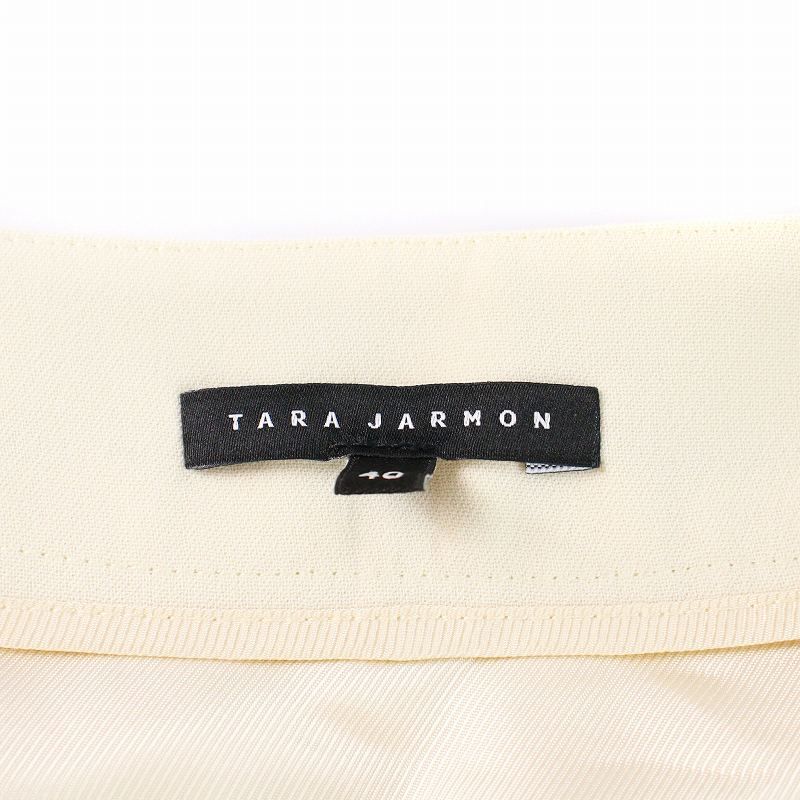 タラジャーモン TARA JARMON 台形スカート ミニ フロントボタン 40 L