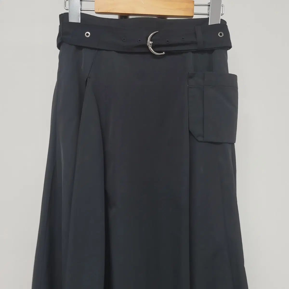 TIME タイム TIME ウエスト後ろゴム A ライン ロング スカート GULLKHAN_COM