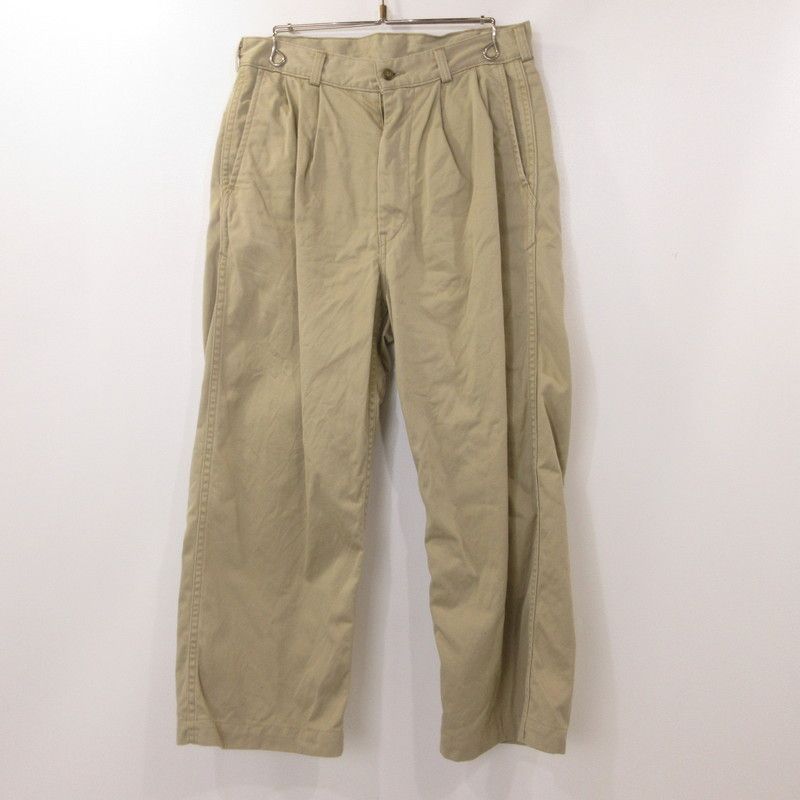 姫路東店】 中古 orSlow | オアスロウ チノパンツ Two Tuck Wide