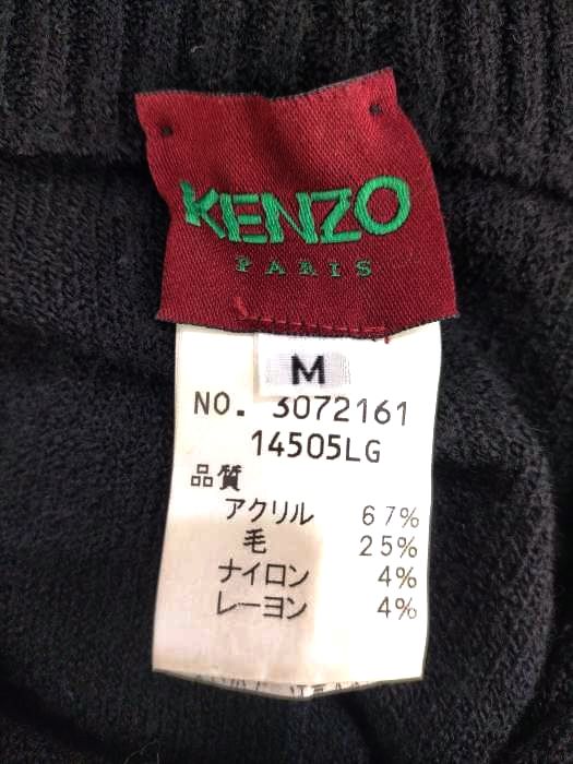 ケンゾーパリス KENZO PARIS 柄切替 ドライバーズニット レディース - メルカリ