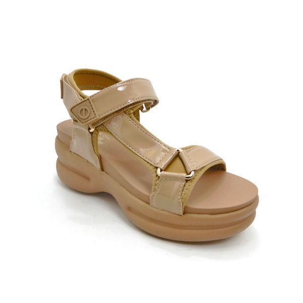 NO NAME 厚底 スポーツ サンダル レディース ストラップ 茶 ノーネーム コンクリート SANDAL 51211 ベージュ ベルト 夏