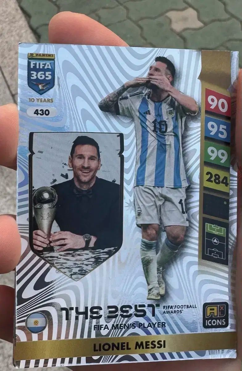 【雷市場（ポンジャン）商品韓国直送】 MESSI メッシ Panini パニーニ カード