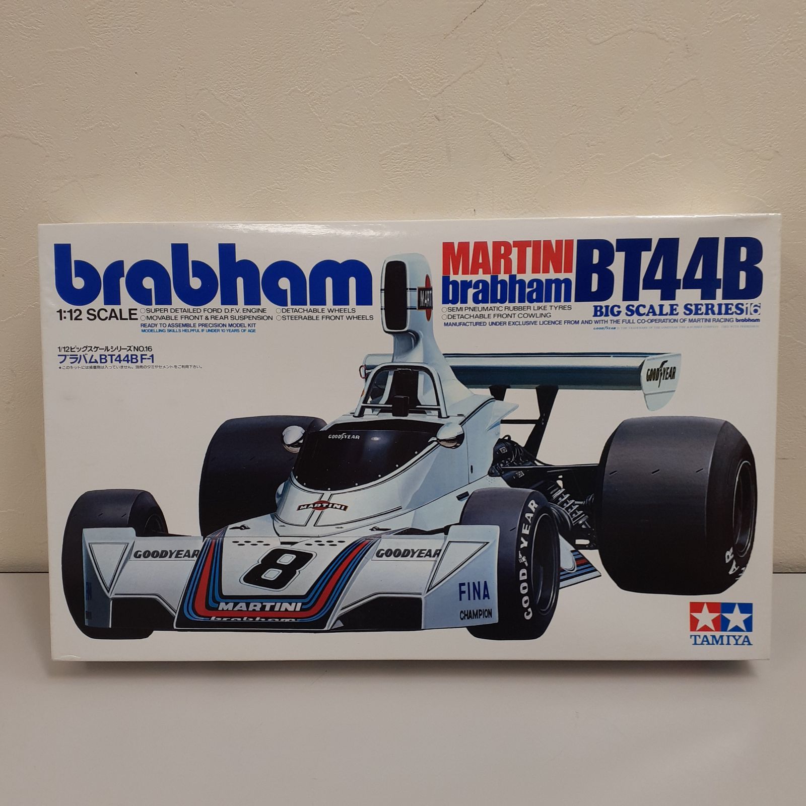 Tamiya Brabham BT44B 1/12スケール　内袋未開封未組み立て Amazon | タミヤ 1/12 ビッグスケール No.42 マルティーニ