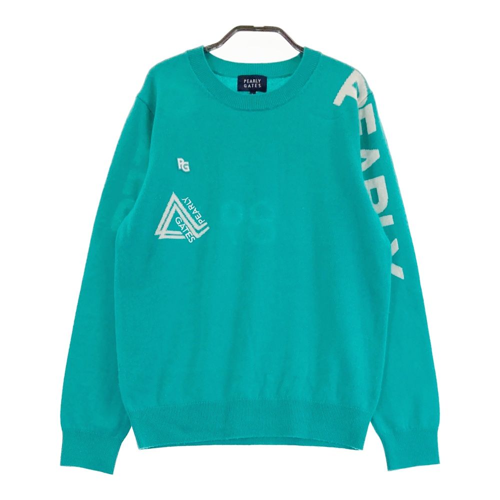 サイズ 1 PEARLY GATES パーリーゲイツ モデル カシミヤ ニットセーター グリーン系 240101538248 ゴルフウェア レディース ストスト