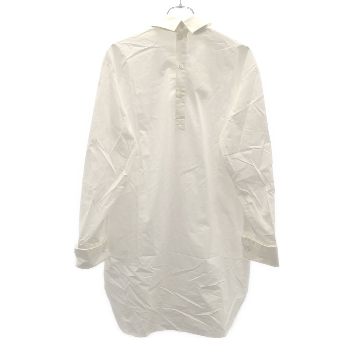 DRIES VAN NOTEN ドリスヴァンノッテン 24AW コットンロングシャツ  ホワイト M DRIES VAN NOTEN ドリスヴァンノッテン 24AW コットンロングシャツ