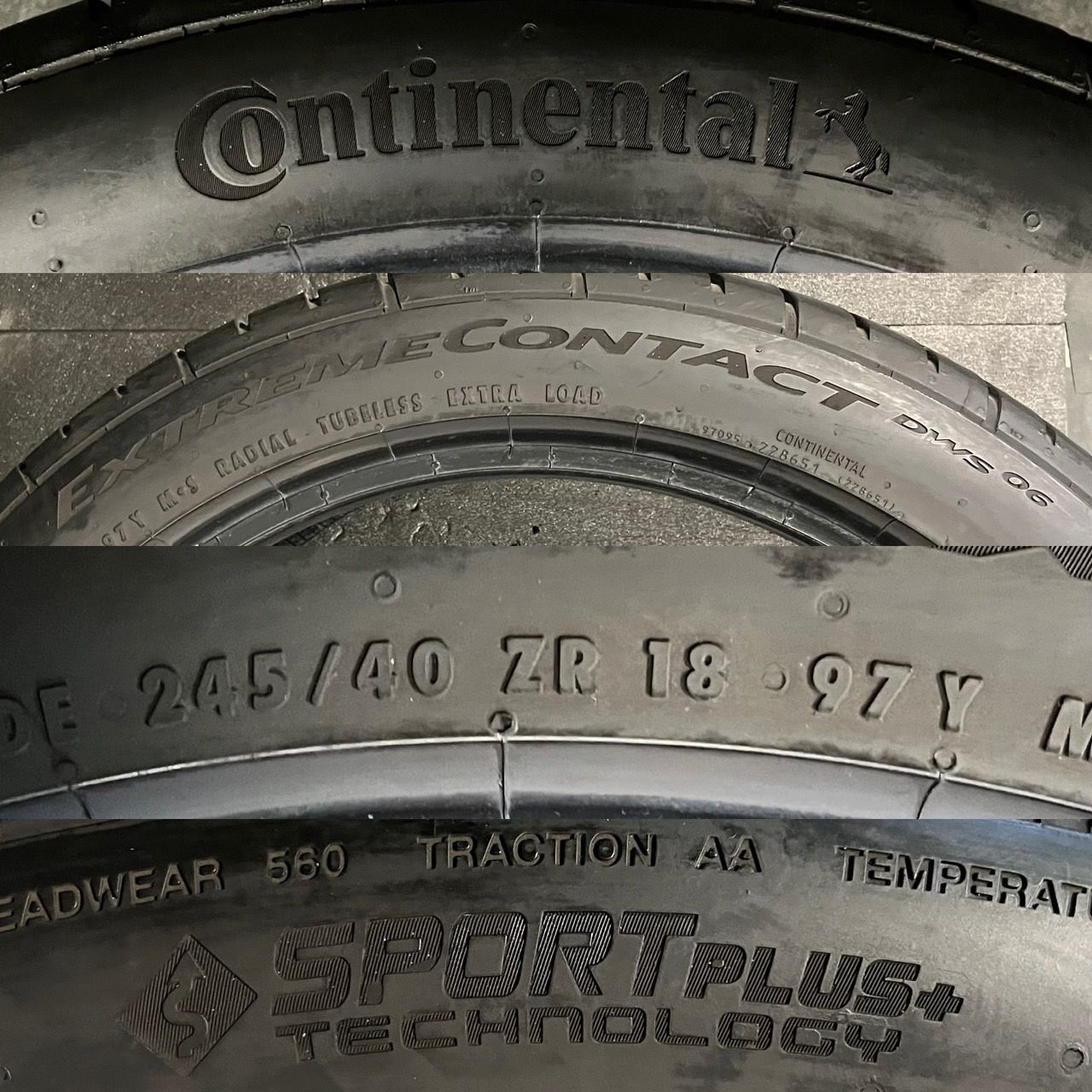 ^_^様②9分以上　245/40R18 コンチネンタル　エクストリームコンタクト Amazon.co.jp: コンチネンタル(Continental)エクストリーム