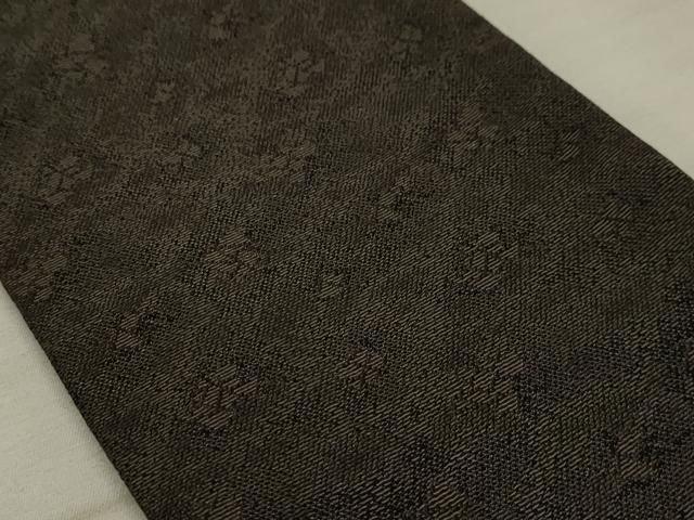 平和屋着物男性　角帯　舞花文　正絹　逸品　AAAR1954sx