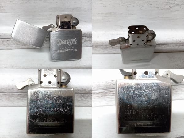 zippo ジッポー 2002年製 DENNY'S 0631/5000 LIMITED EDITION 箱