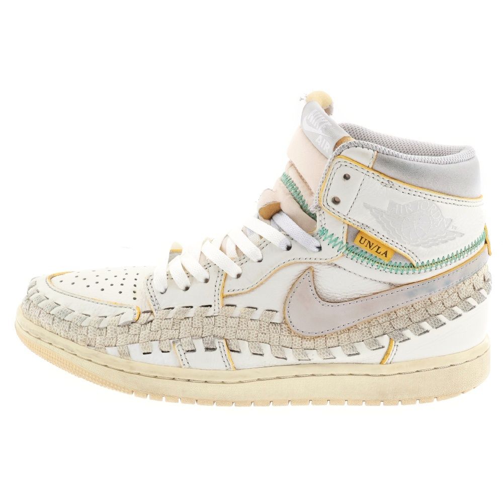 NIKE (ナイキ) ×UNION AIR JORDAN 1 RETRO HI OG SP SUMMER 96 FD2565-100 ユニオン エアジョーダン1 ハイカットスニーカー ホワイト US8.5/26.5cm