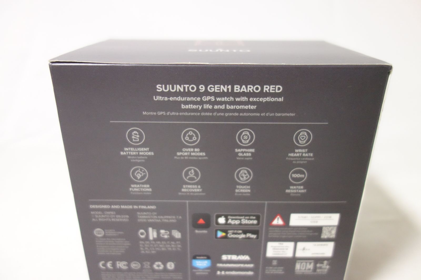 SUUUNTO 9 BARO RED スマートウォッチ スント9 バロ レッド