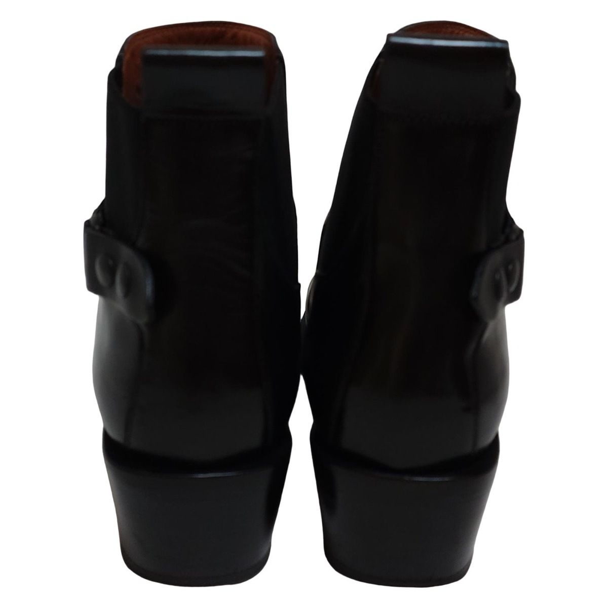 SARTORE サルトル ショートブーツ 38 1|2 レディース - 黒 サイドゴア|アウトソール張替済 レザー KIN-KAAI_COM