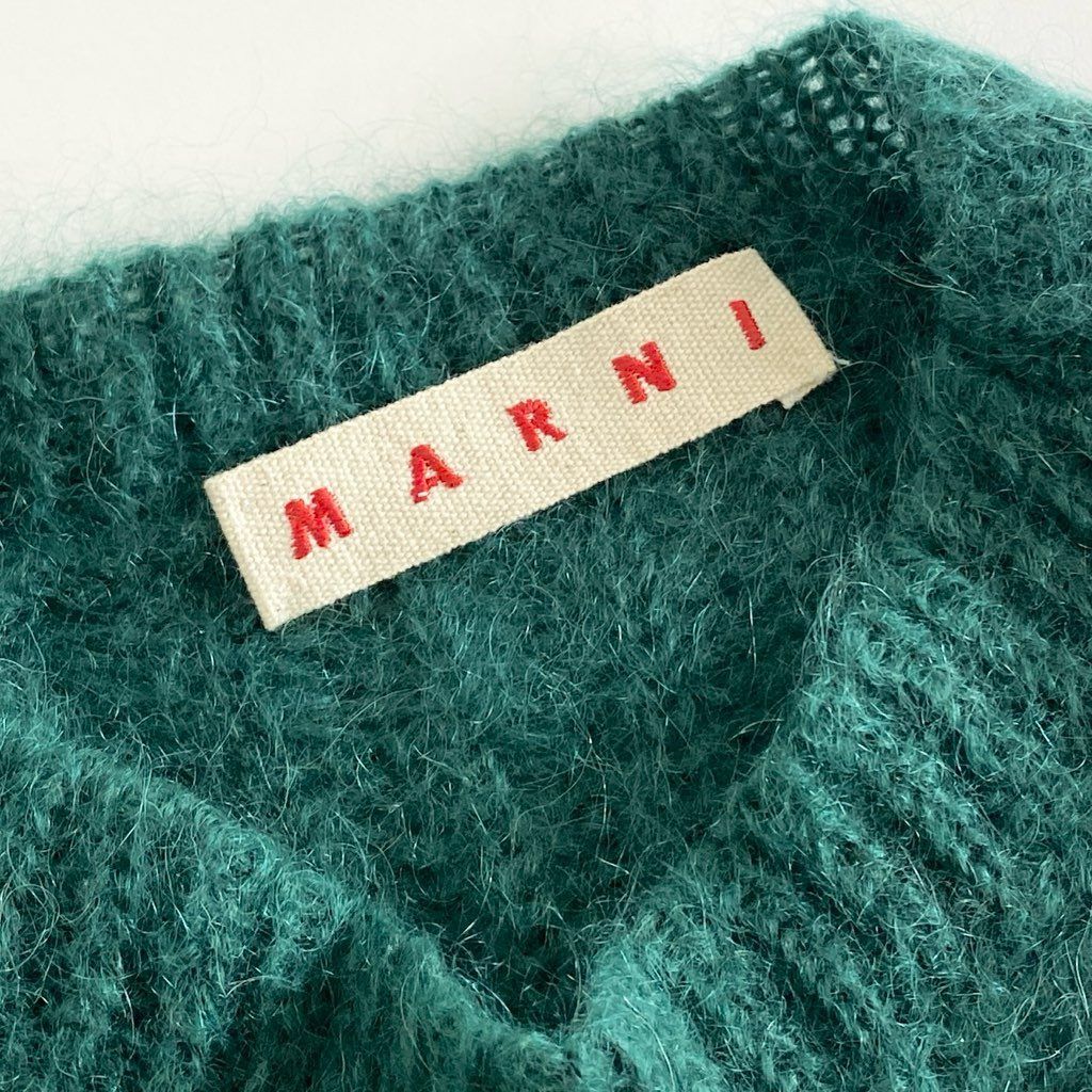 35g7 《美品》 MARNI マルニ イタリア製 モヘアニット ボトルネック 