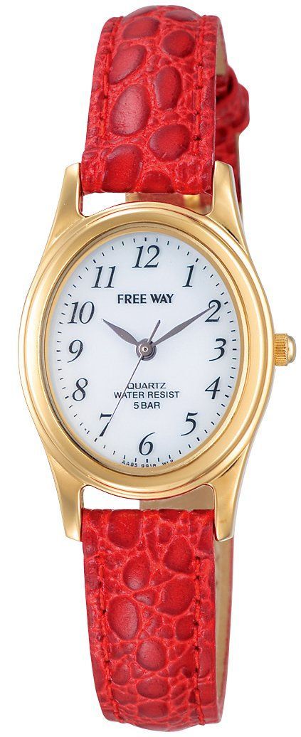 腕時計 キューアンドキュー WAY フリーウェイ AA 95 9918 レディース レッド