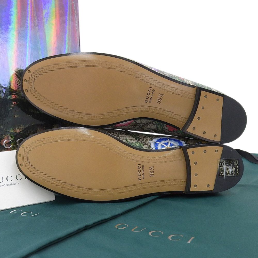 GUCCI グッチ 未使用 GUCCI グッチ GGスプリーム フローラ ローファー 