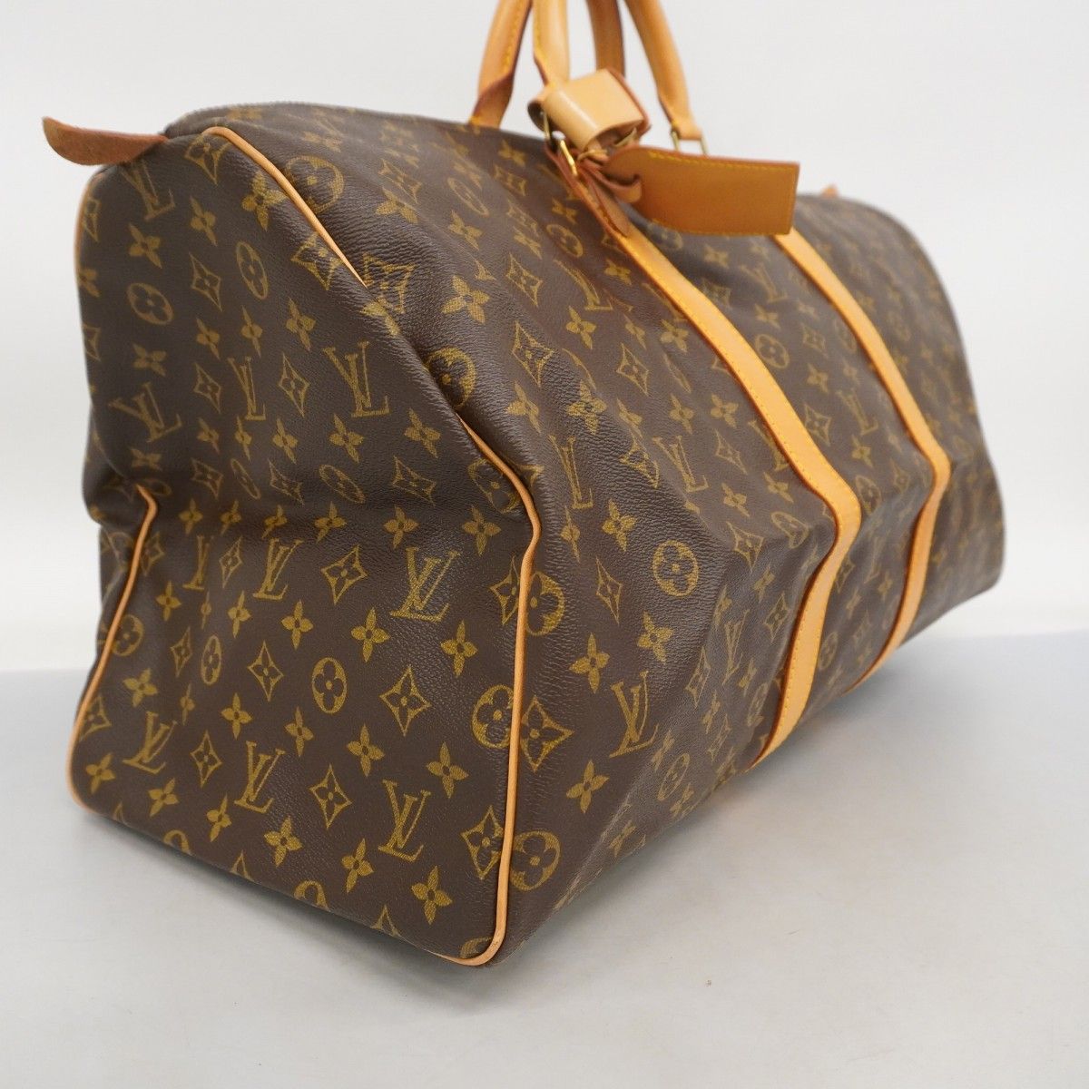 5id5373-h ルイヴィトン ボストンバッグ モノグラム キーポル55 M41424 ブラウン レディース