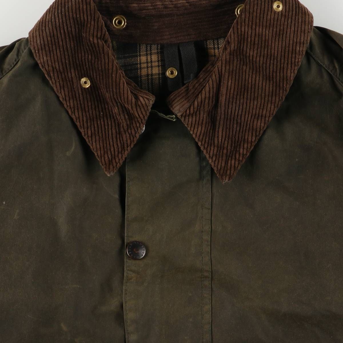 【80s〜90s】 Barbour Beaufort 3ワラント ブラウン 40 90s 90年代 バブアー ビューフォート イングランド製 ワックスド