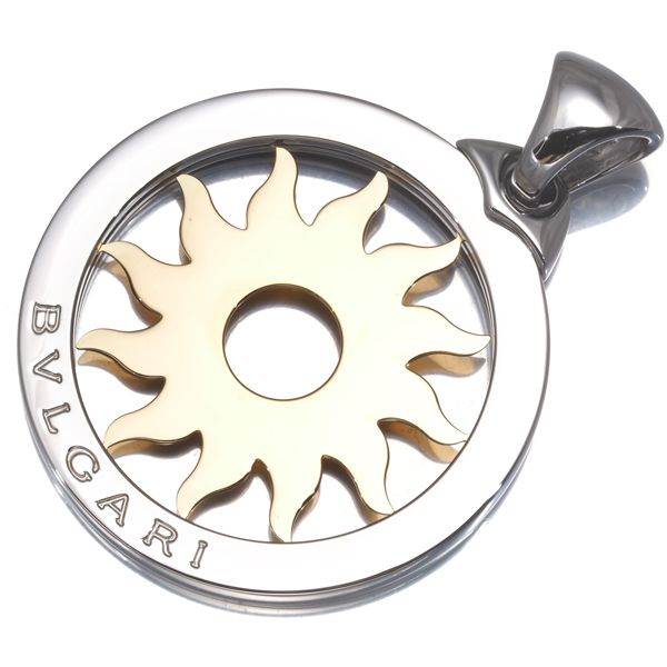 ブルガリ ペンダントトップ トンドサン ラージ K18YG SS 175186