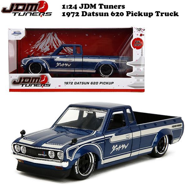 JADATOYS 1 24 JDM TUNERS 1972 Datsun 620 Pickup Truck ミニカー