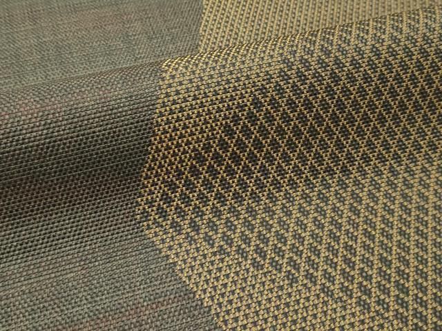 平和屋本店□極上 本場筑前博多織 草木染 手織工房 染匠：小森久 八寸