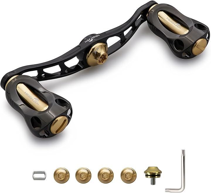 HEIGHTEN リール ハンドル 22mm ノブ搭載 シマノ SHIMANO ダイワ DAIWA