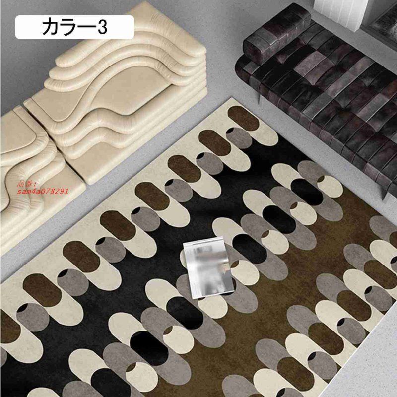 ダイニングラグ マイクロファイバー センターラグ ボーダーラグマット 洗える ラグマット滑り止め付き 幾何学模様 カーペット 西海岸 1年中使えるタイプ 北 部屋 am4a078291 IMPECCABLEHEALTHCARESERVICES_COM