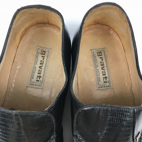 時価3万相当 gravati/グラバティ イタリア製Vintage 品 スリッポン