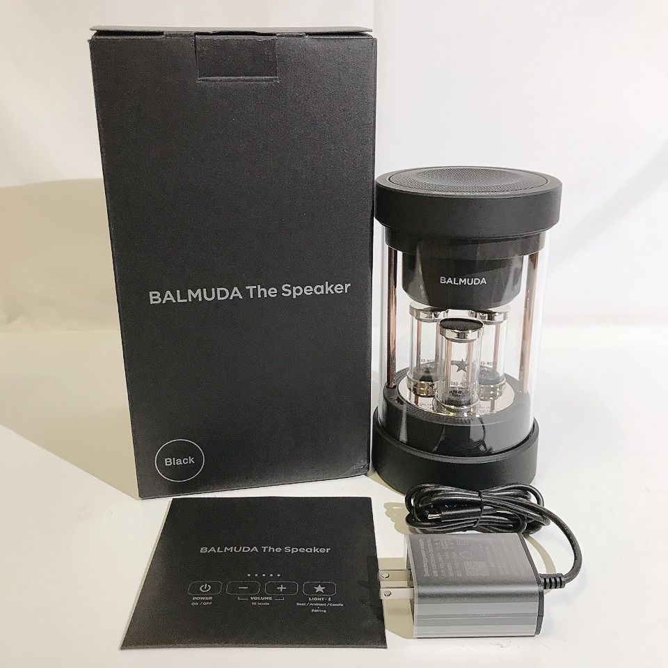 BALMUDA The Speaker ブラック 美品 箱・付属品付き BALMUDA The Speaker ブラック 美品 箱・付属品付き BALMUDA The