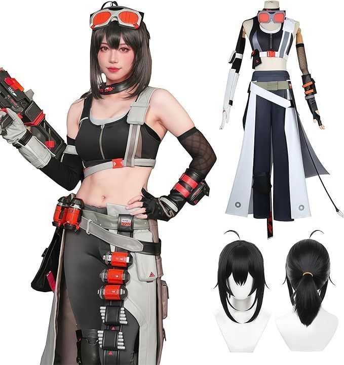 ゼンレスゾーンゼロ Zenless Zone Zero グレース?ハワード コスプレ ウィッグ付き 大人用 文化祭 イベント 仮装 ハロウィン コスチューム