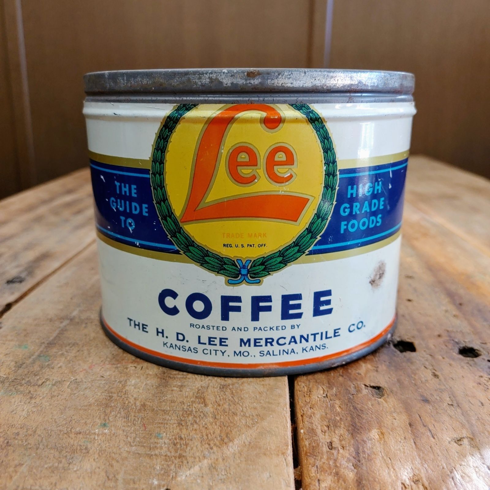 ☆激レア☆ 1930年代 HD LEE COMPANY COFFEE 空缶 - メルカリ