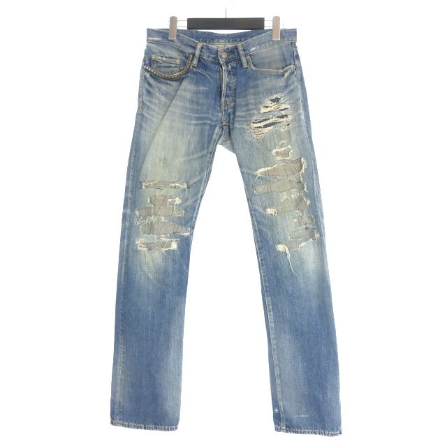 ヒステリックグラマー HYSTERIC GLAMOUR ダメージ加工 スタッズ ヒステリックグラマー HYSTERIC GLAMOUR ダメージ加工 スタッズ