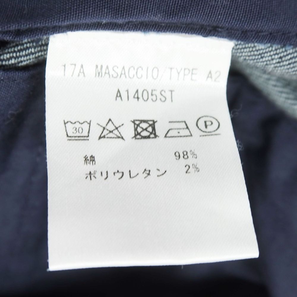 【中古】ジャブス アルキヴィオ giab's ARCHIVIO MASACCIO デニム カジュアルスラックスパンツ ネイビー【サイズ46】【メンズ】