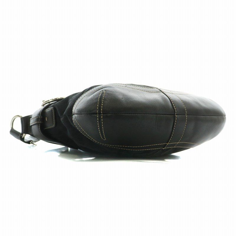 コーチ COACH ショルダーバッグ キャンバス レザー シグネチャー 総柄  