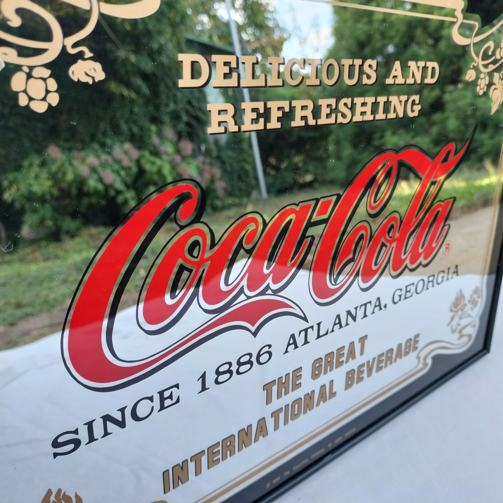 コカ・コーラ パブミラー アンティーク 昭和レトロ