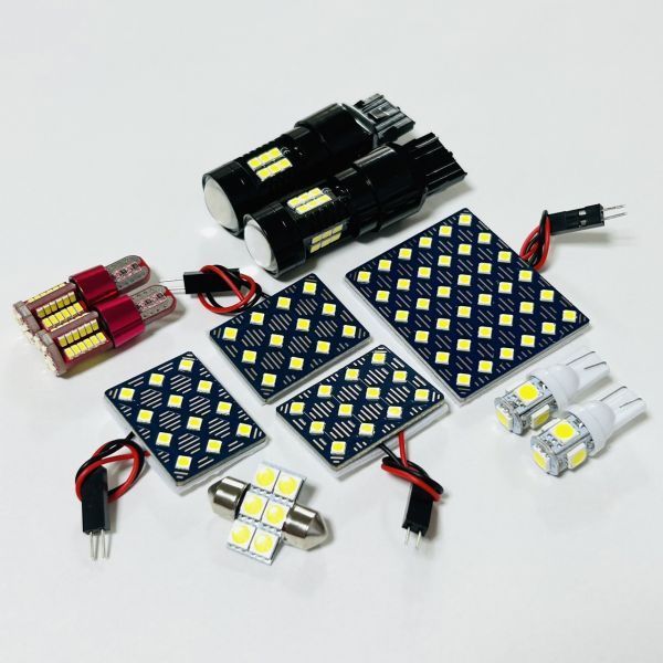 KaoKaoMarket プリウス NHW20 鬼爆基盤 3030SMD LED ルームランプ バックランプ ナンバー灯 ポジション球 セット T10 車内灯 室内灯 車検対応 パーツ読書灯