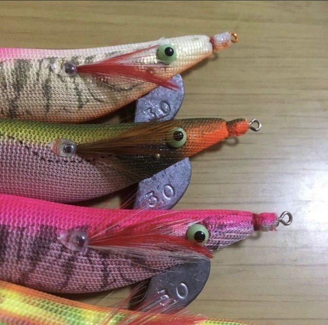 状態良好】 アオリーQ 3号 廃盤 エギ エギセット Egi Squid Jig