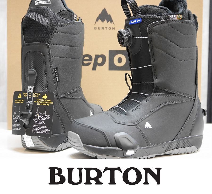 新品:SALE】24 BURTON RULER Step On - 28.5 BLACK 正規品 保証付 