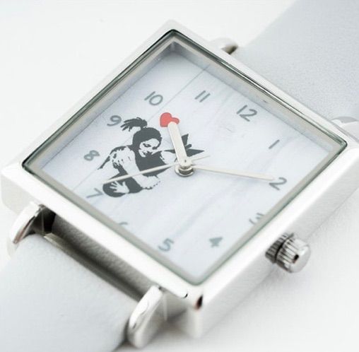 新品 腕時計 BRANDALISED バンクシー ブランド 見やすい スクエア かわいい おしゃれ 男女兼用 全年齢 日本製ムーブメント ボムハガー Banksy