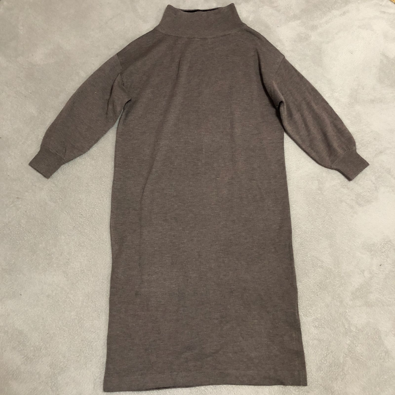 MAYSON GREY メイソングレイ ハイネックニットロングワンピース