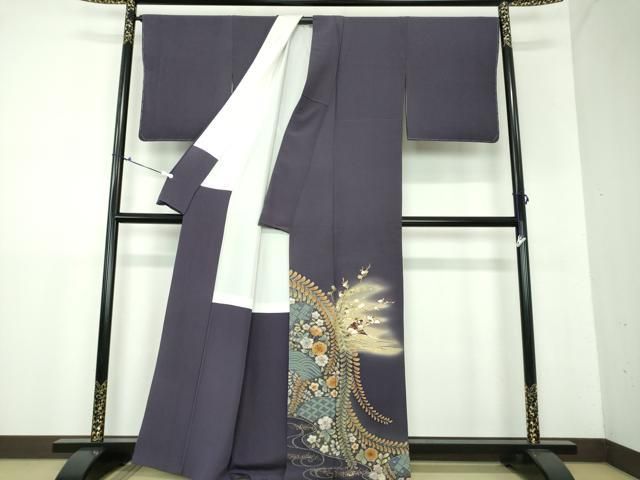 平和屋着物●豪華色留袖 絞り 辻が花 暈し染め 金彩 正絹 ♥ DAAX4490ps