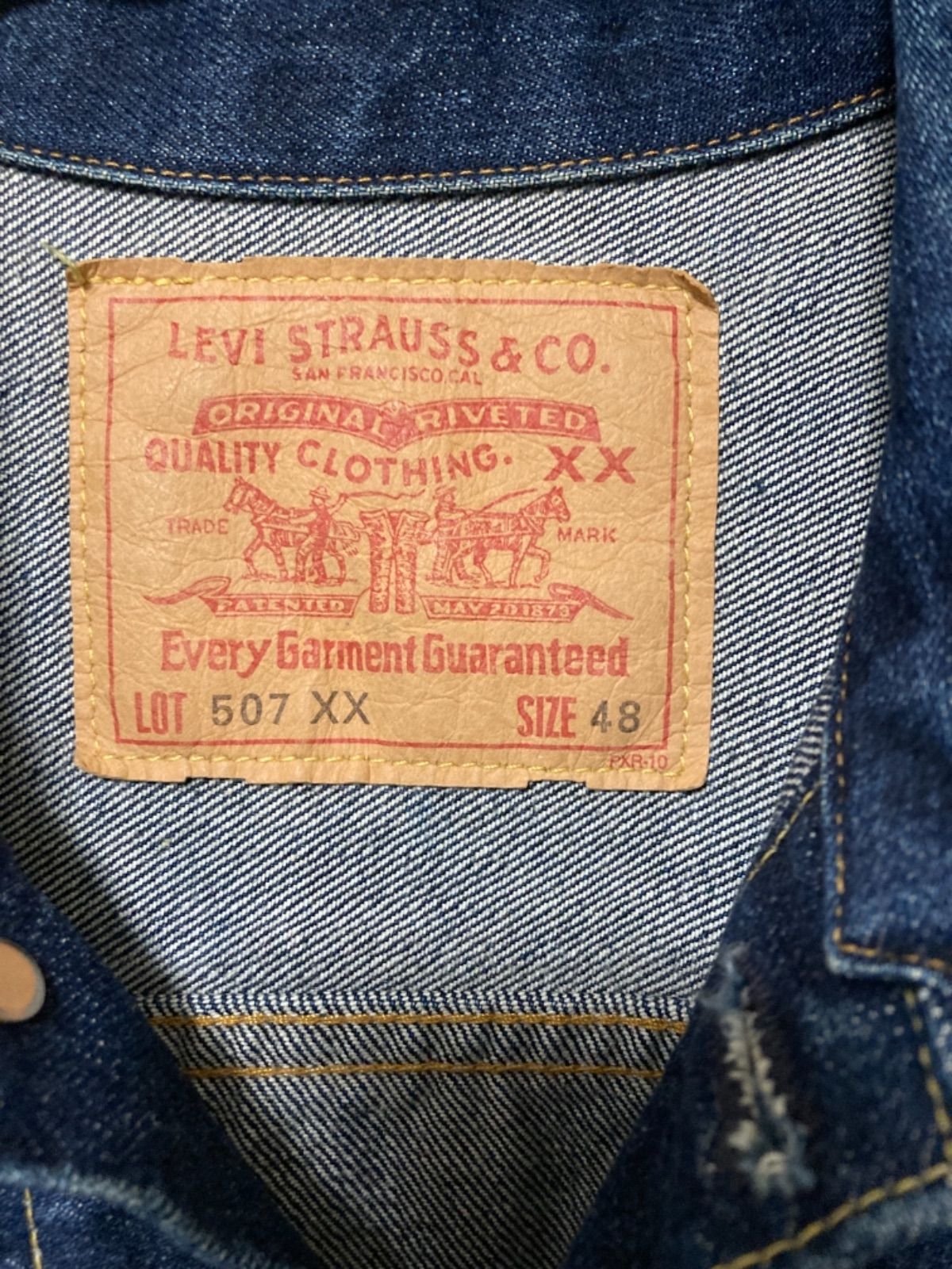 90'S Levi's 507xx デニムジャケット バレンシア 48 - メルカリ