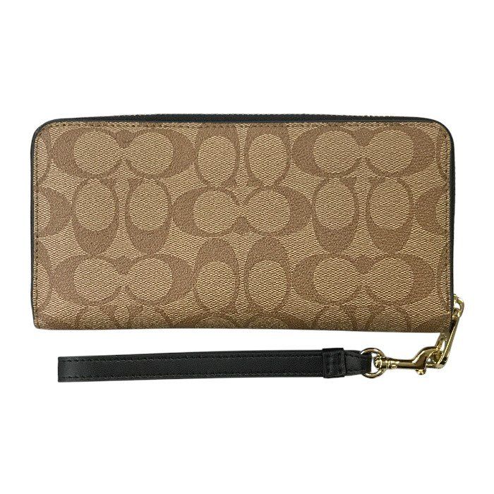 COACH コーチ 長財布 ユニセックス PVCシグネチャー バスキア コラボ