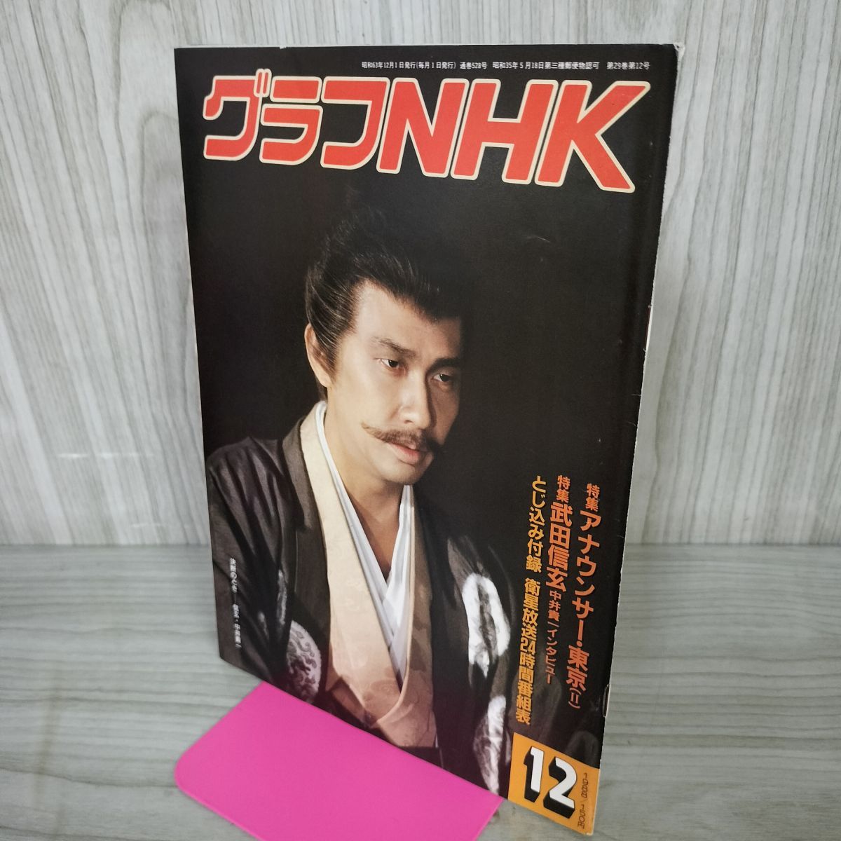 大河ドラマ 1988年 武田信玄 ポスター 中井貴一