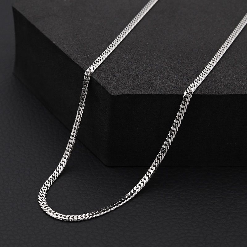 PT850(プラチナ) 喜平ネックレス 6面カットダブル 11.2g 50cm 新品 